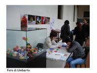 Il banchetto degli origami con la socia Alessia